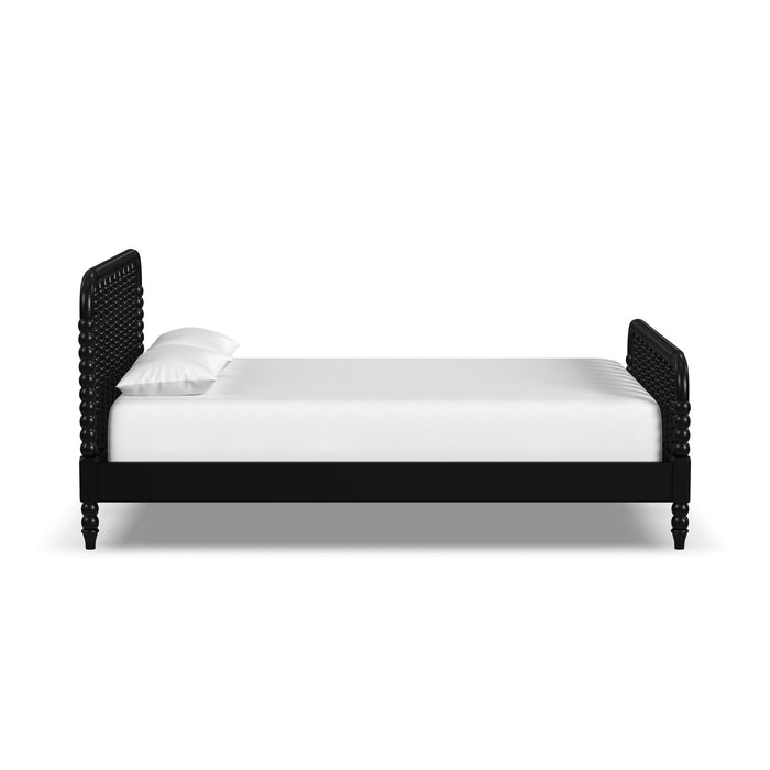 Spindle Black Queen Bed
