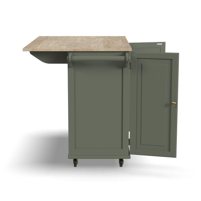 Dolly Madison Drop Leaf Kitchen Cart