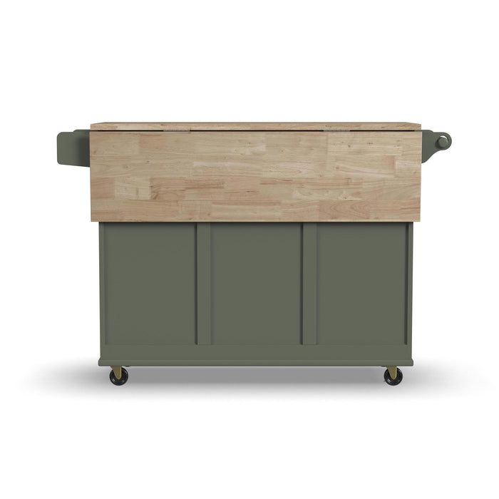 Dolly Madison Drop Leaf Kitchen Cart