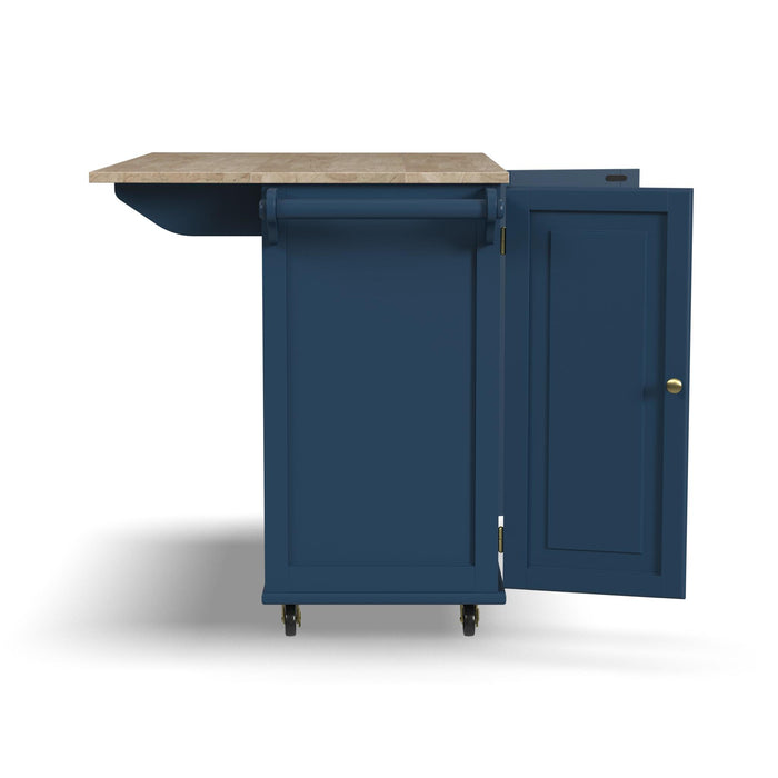 Dolly Madison Drop Leaf Kitchen Cart