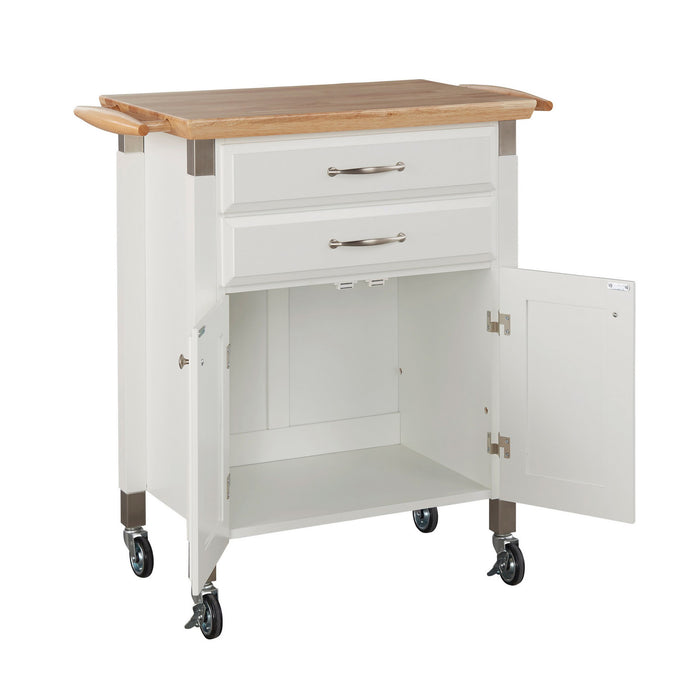 homestyles Dolly Madison White Kitchen Cart