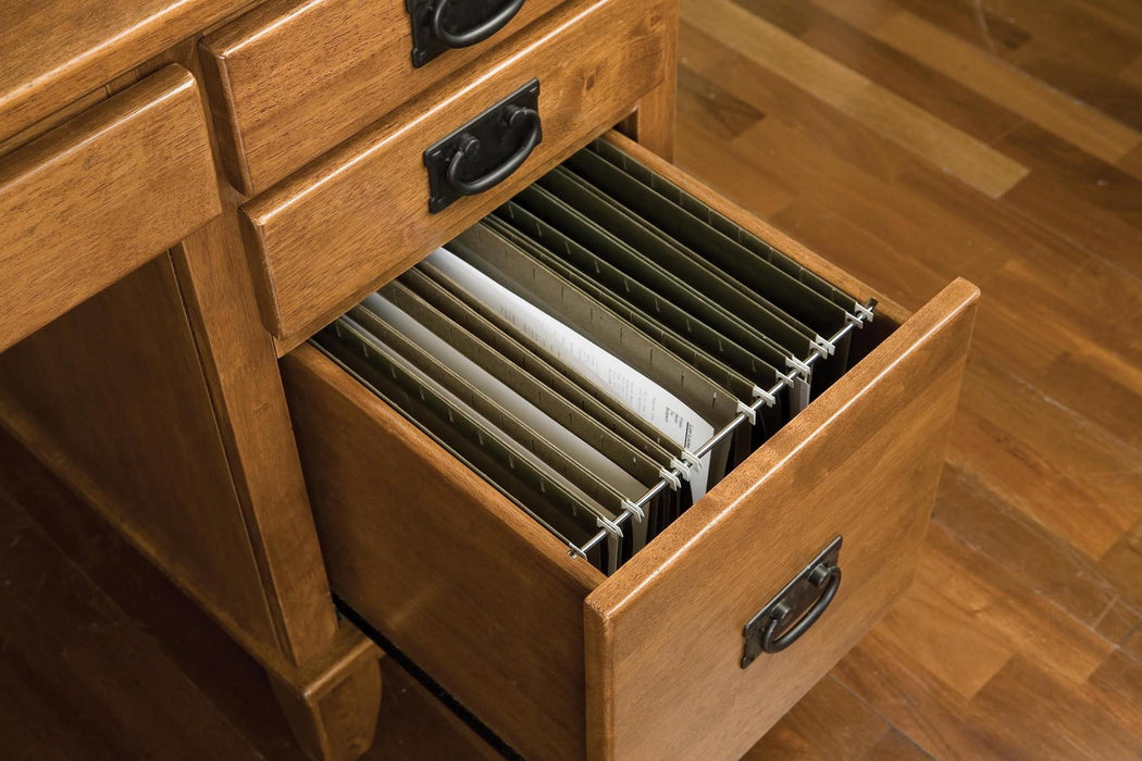 Arts & Crafts Pedestal Desk