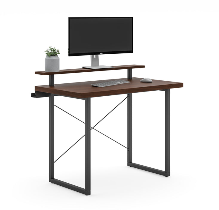 Merge Desk with Monitor Stand