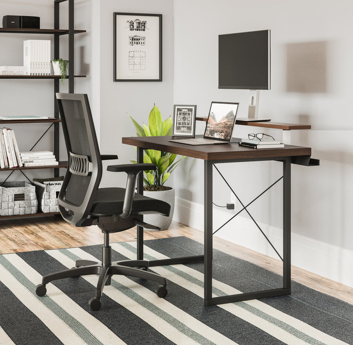 Merge Desk with Monitor Stand