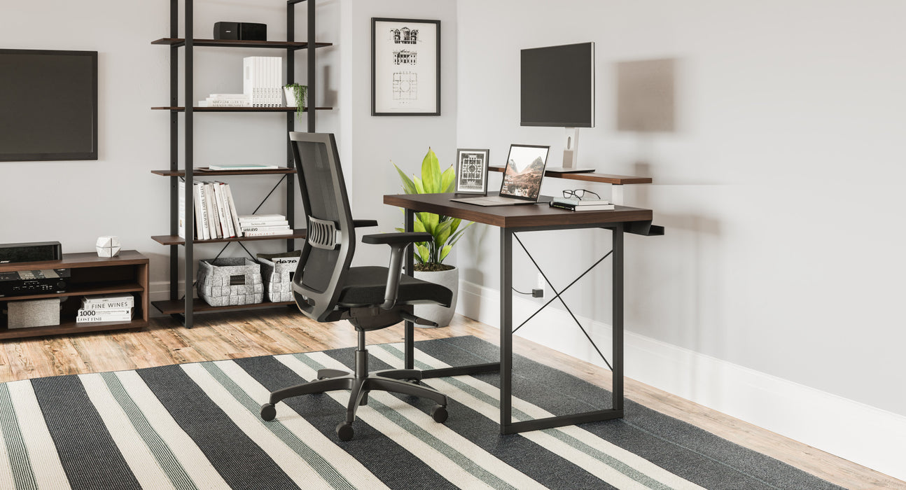 Merge Desk with Monitor Stand