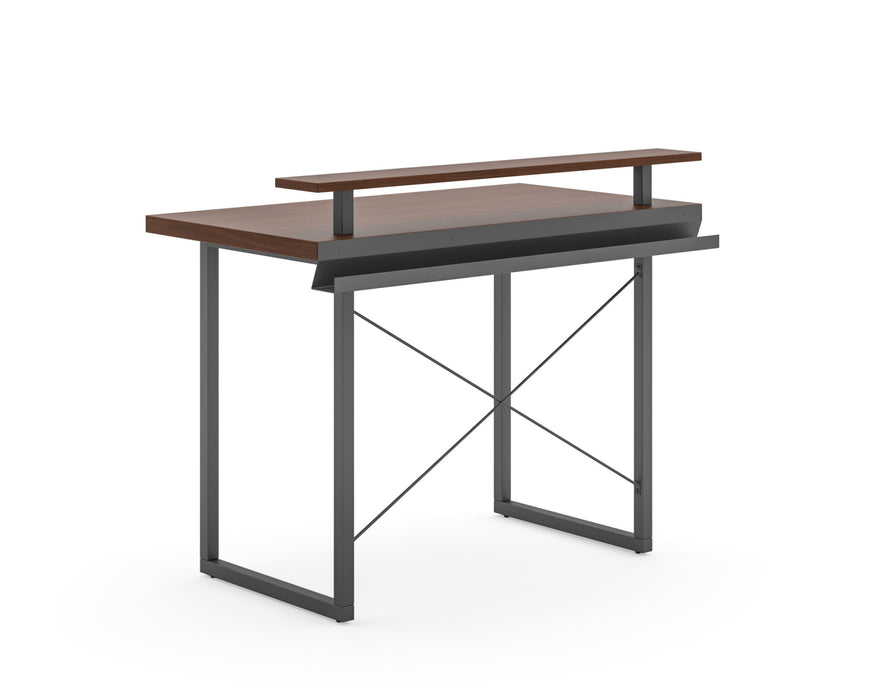 Merge Desk with Monitor Stand
