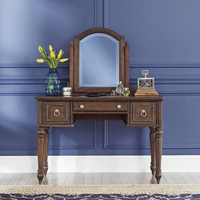 Southport Brown Vanity with Mirror