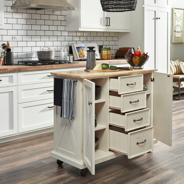Seaside Lodge Kitchen Cart