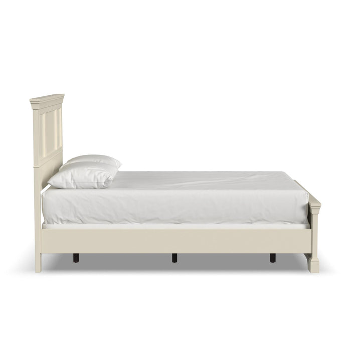 Naples Off-White Queen Bed