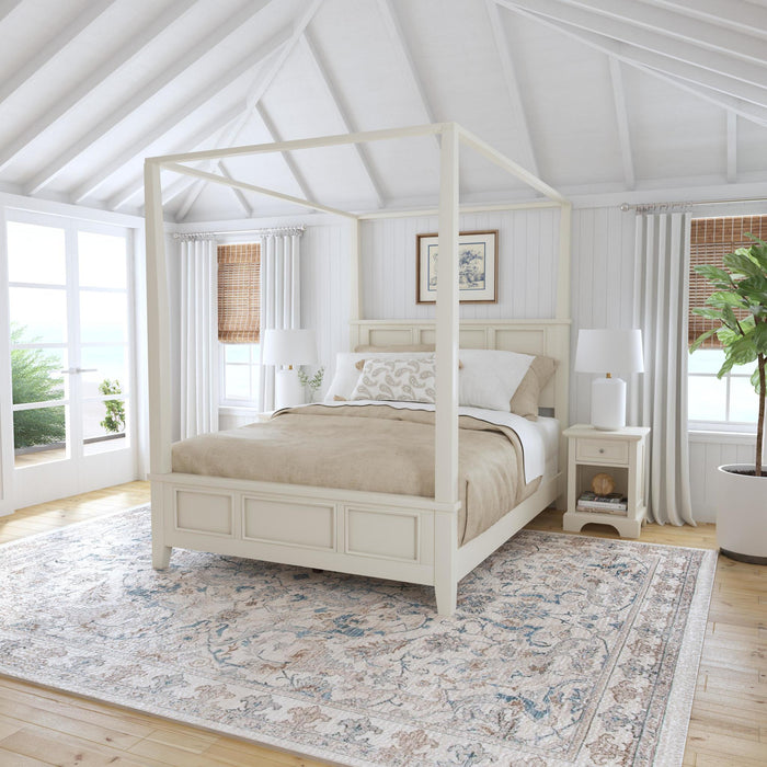 Naples Queen Bed and Nightstand