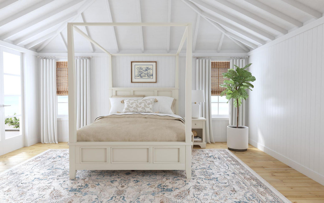 Naples Queen Bed and Nightstand