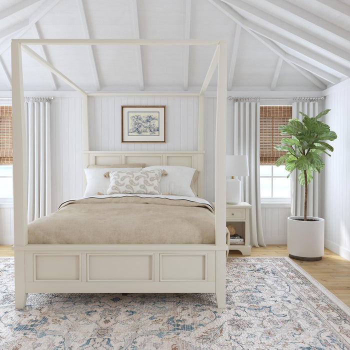 Naples Queen Bed and Nightstand
