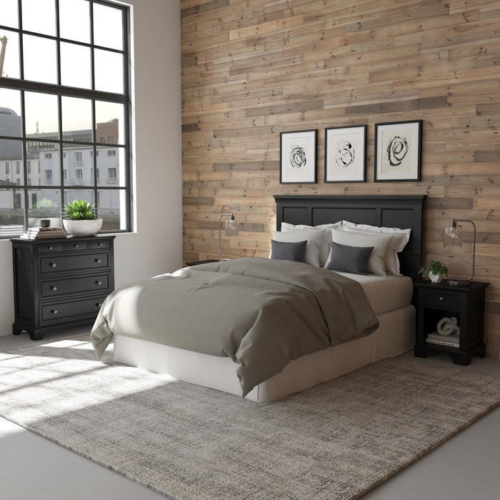 Bedford Queen Headboard, Two Nightstands and Chest