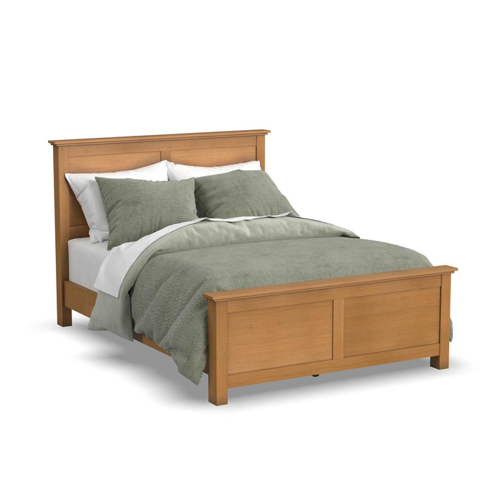 Oak Park Brown Queen Bed and Nightstand