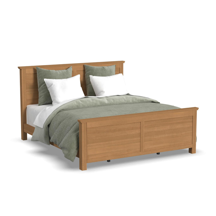 Oak Park King Bed and Two Nightstands