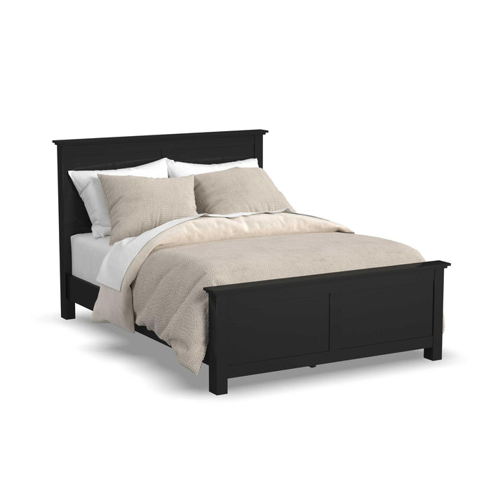 Oak Park Black Queen Bed, Nightstand and Dresser