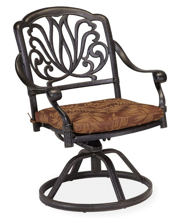 Capri Charcoal Outdoor Swivel Rocking Chair