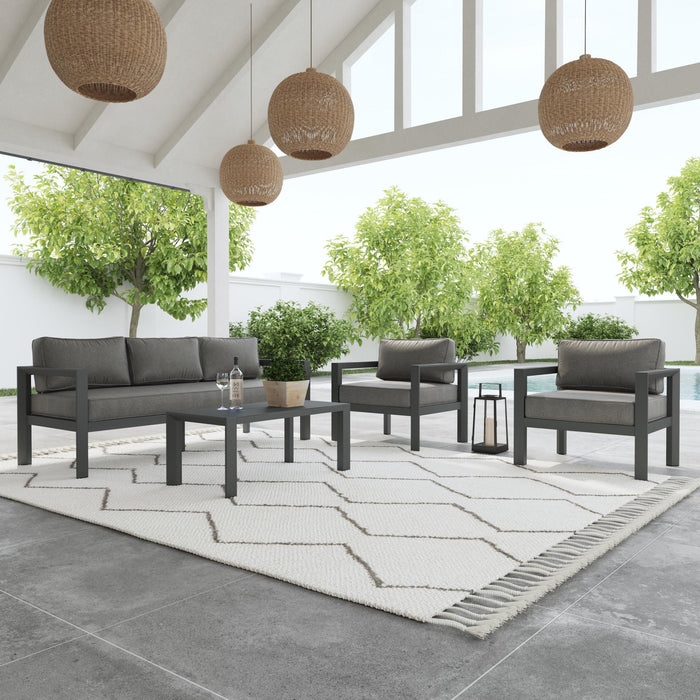 Grayton Outdoor Aluminum Lounge Chair
