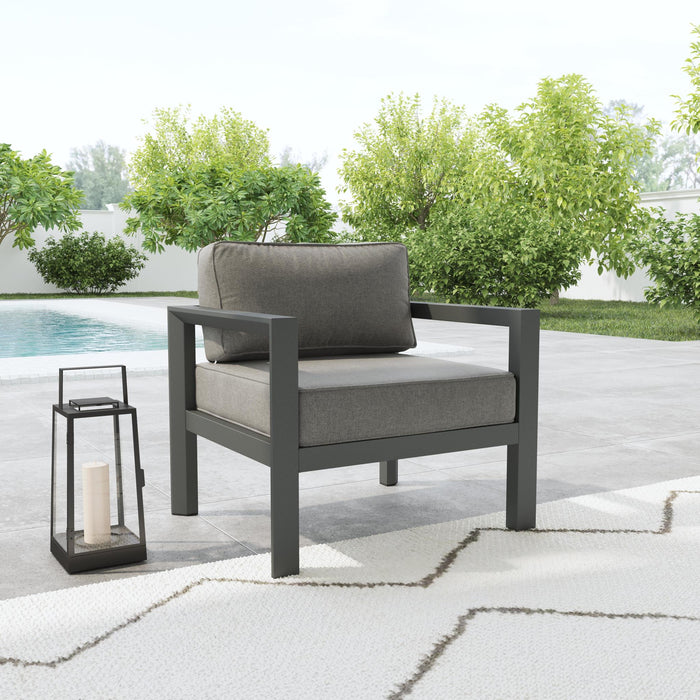 Grayton Outdoor Aluminum Lounge Chair