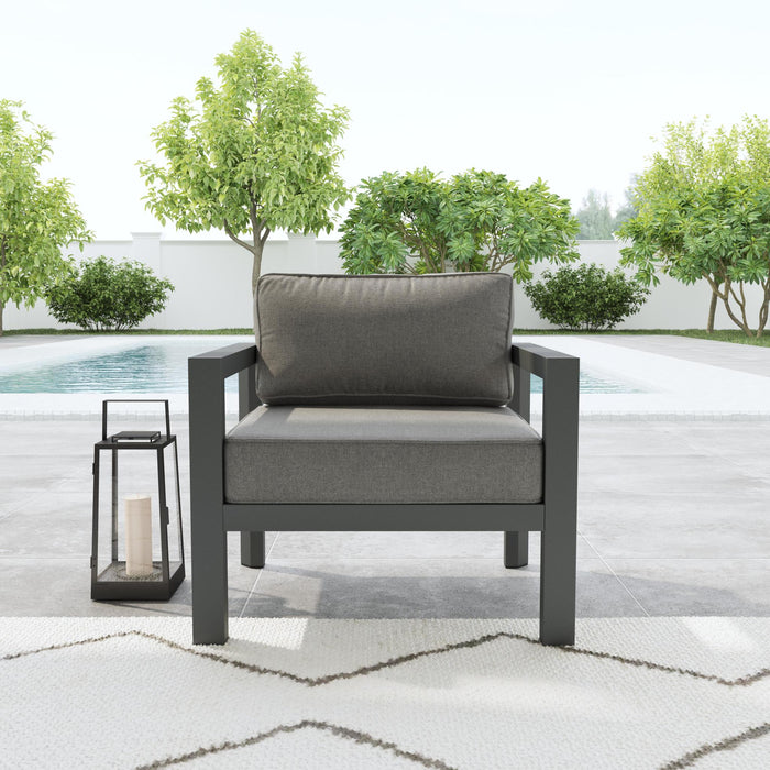 Grayton Outdoor Aluminum Lounge Chair