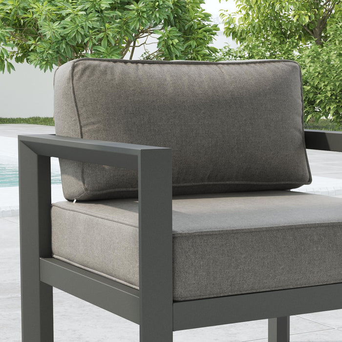Grayton Outdoor Aluminum Lounge Chair