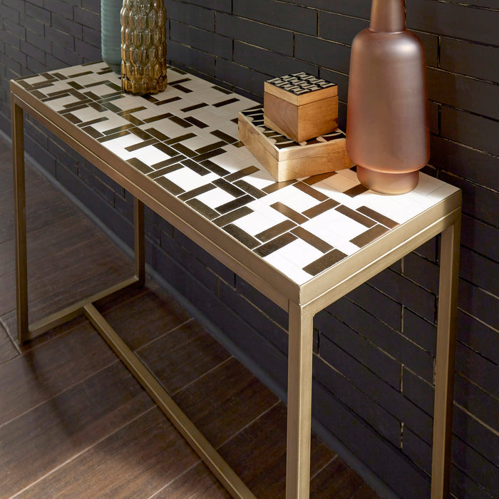 Geometric II Console Table